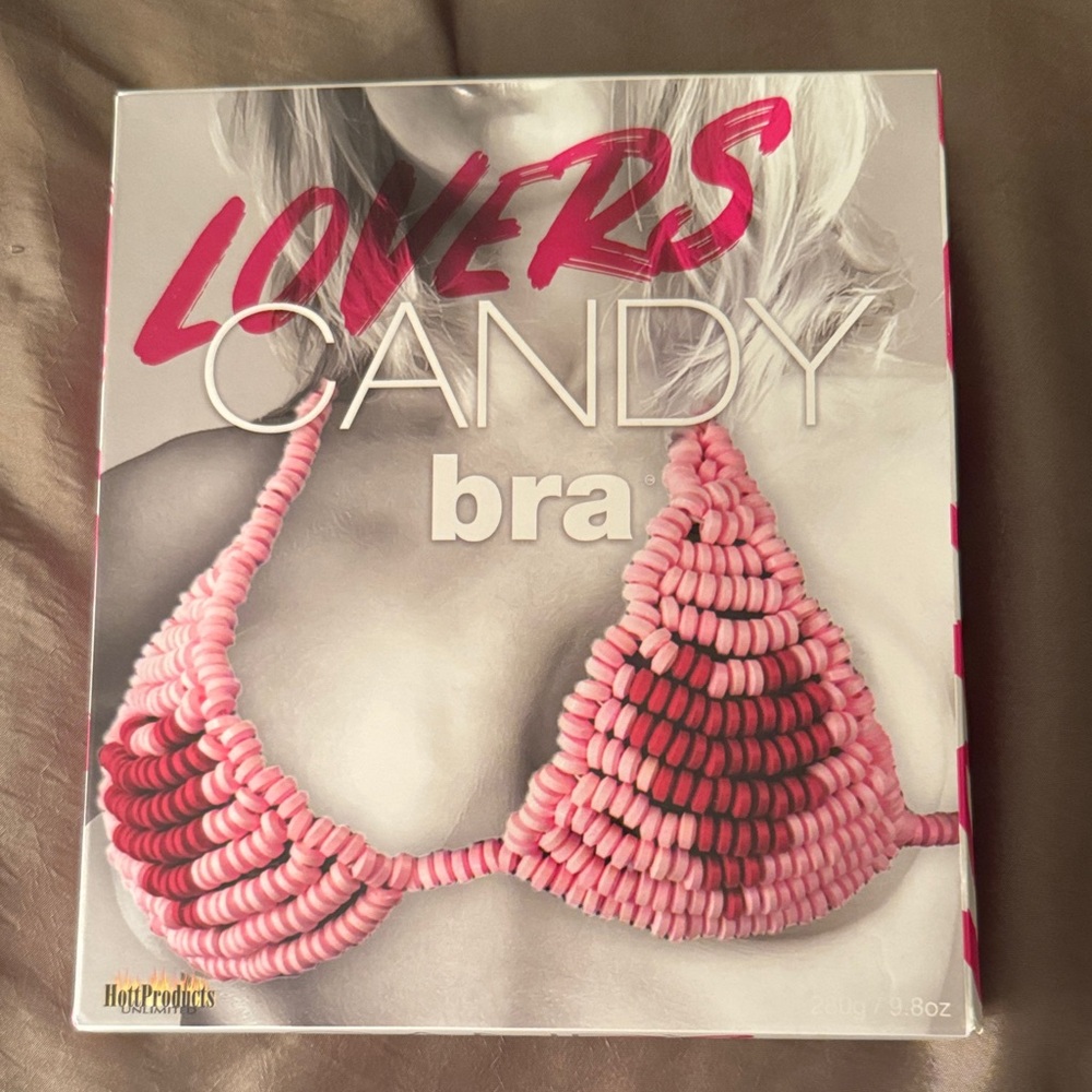 Pink Candy Bra, Novelty Bra, Fun, NEW
